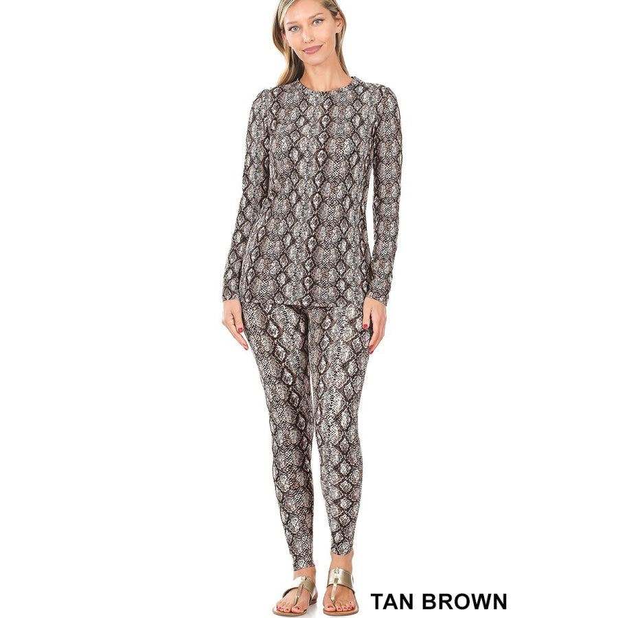 NEW! Buttery Soft Brushed DTY Top and Leggings Set Tops