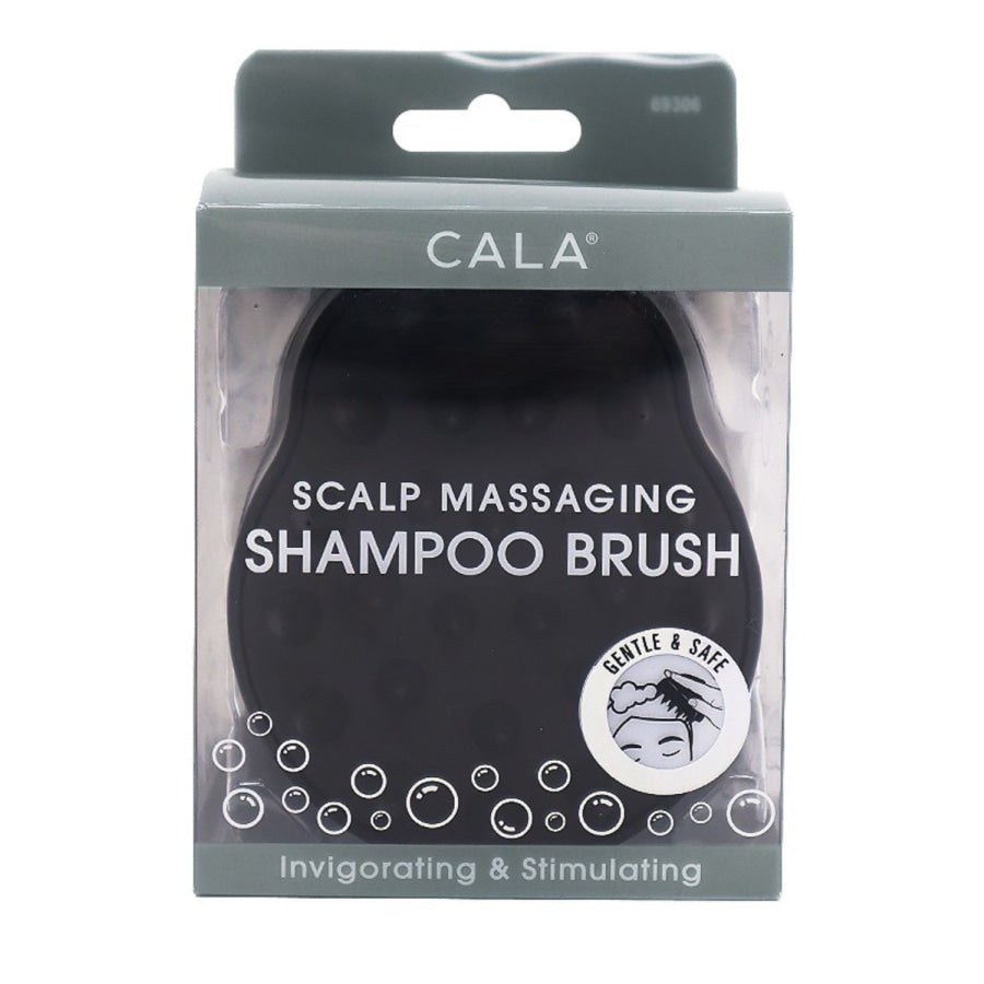 CALA Scalp Massaging Shampoo Brush - Two Colours Black Hair Combs