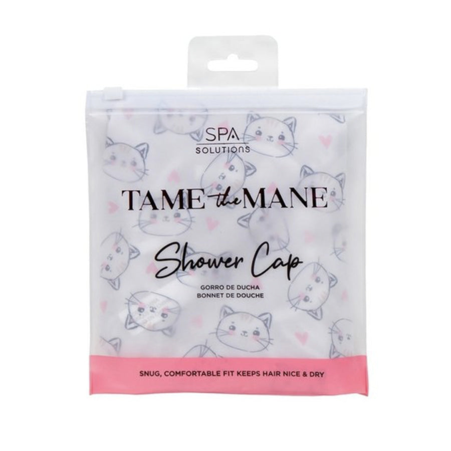 CALA Spa Solutions Tame The Mane Shower Cap - Kitties Shower Cap