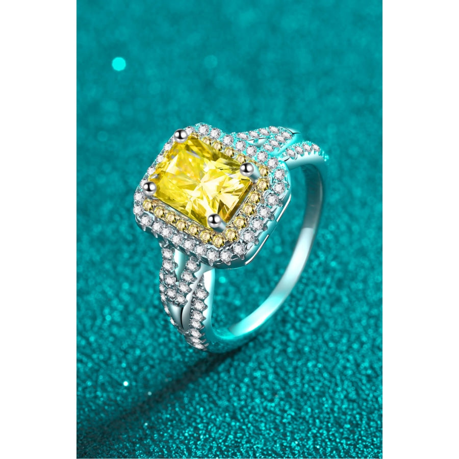 Can’t Stop Your Shine 2 Carat Moissanite Ring Yellow / 4