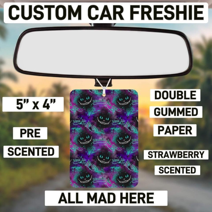 Custom Car Freshie Strawberry Scent