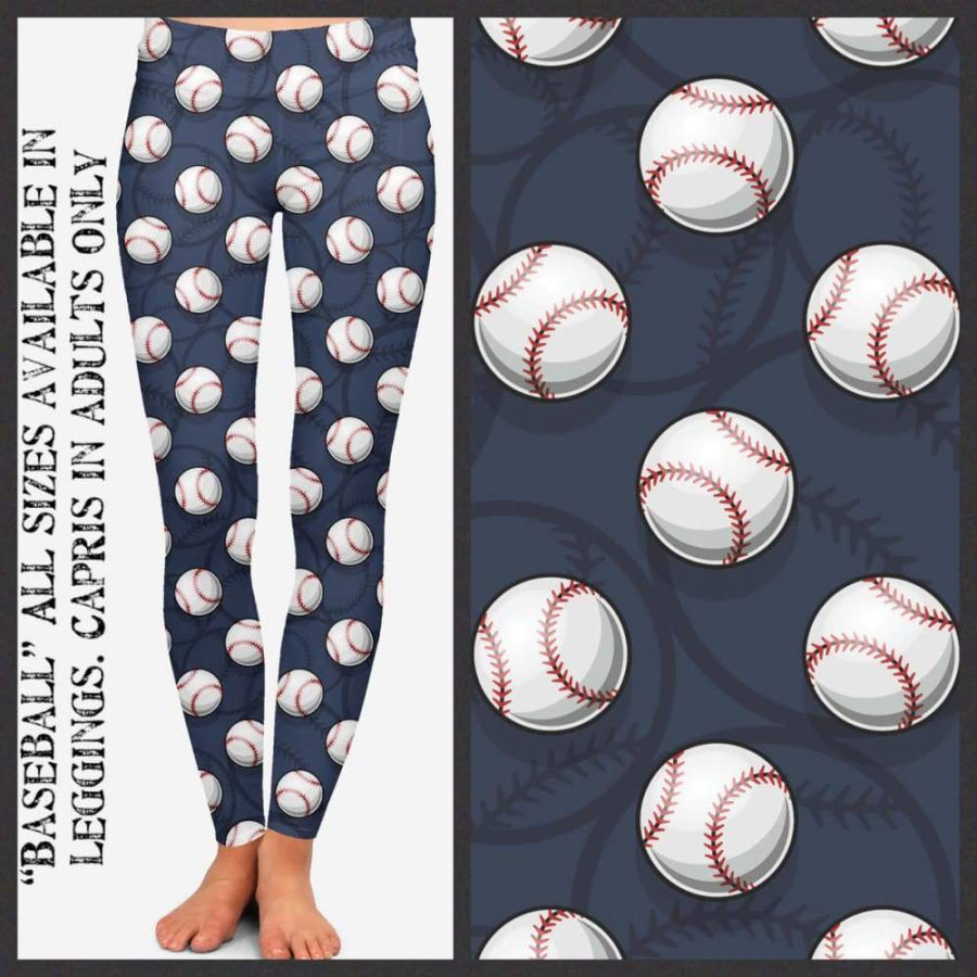 Copy of EXTRAS and RTS from PREORDER Closed 14 June - Custom Tunics/Leggings/Joggers Baseball / TC Leggings
