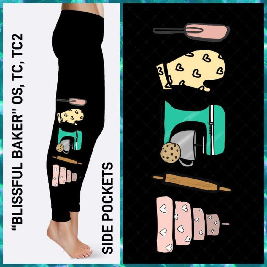 1 Custom Leggings TC Blissful Baker / TC Leggings