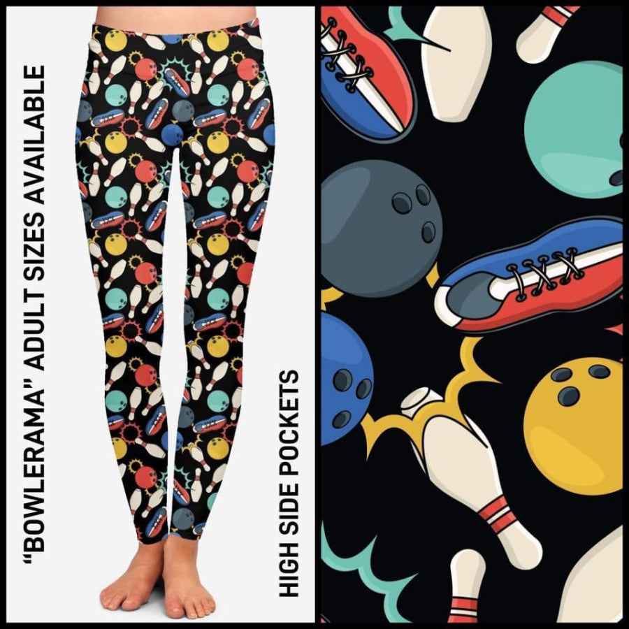 PREORDER Custom Leggings/Joggers/Lounge Pant - Closes 4 July - ETA mid September Bowlerama / OS / Full Leggings