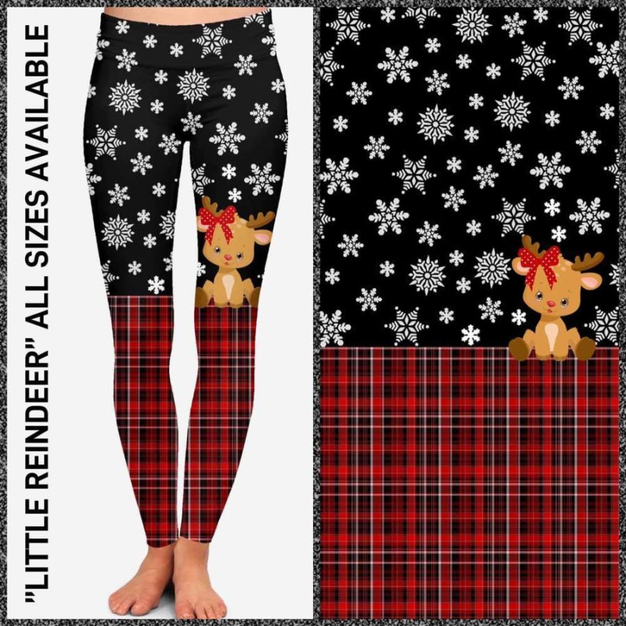 1 Custom Leggings B1 Little Reindeer / OS Leggings
