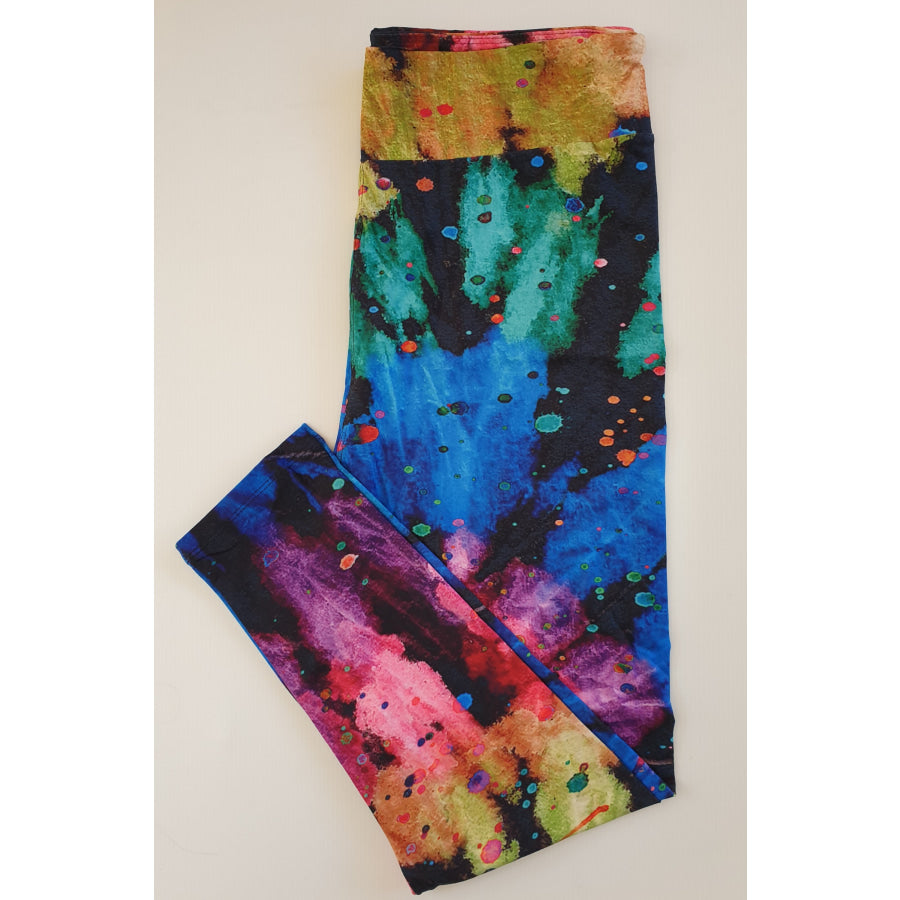 Custom Design Leggings - Tie Dye Splash Tie Dye Splash / TC Leggings