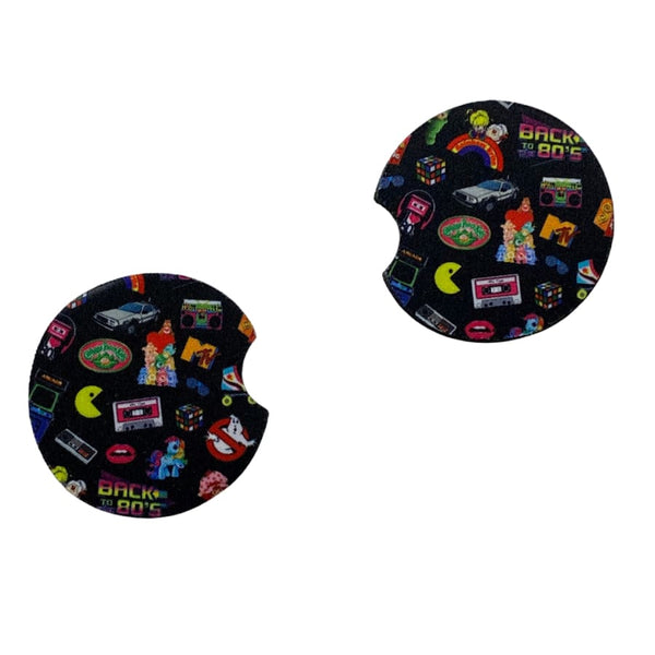 Sandee Rain Boutique Custom Design Neoprene Coaster Set of 2 I