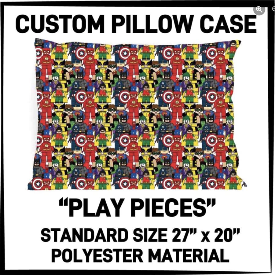 Custom Design Pillowcases Play Pieces Pillowcase