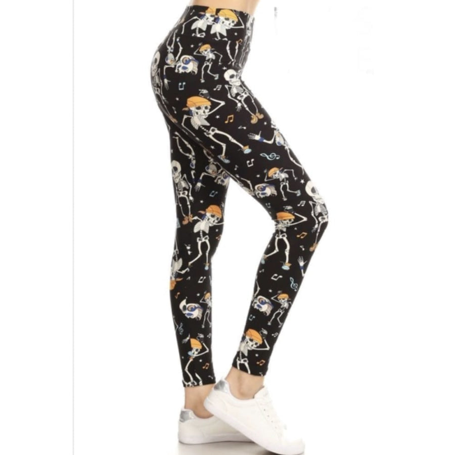 Dancing Skeleton Dancing Skeleton / Curvy Leggings