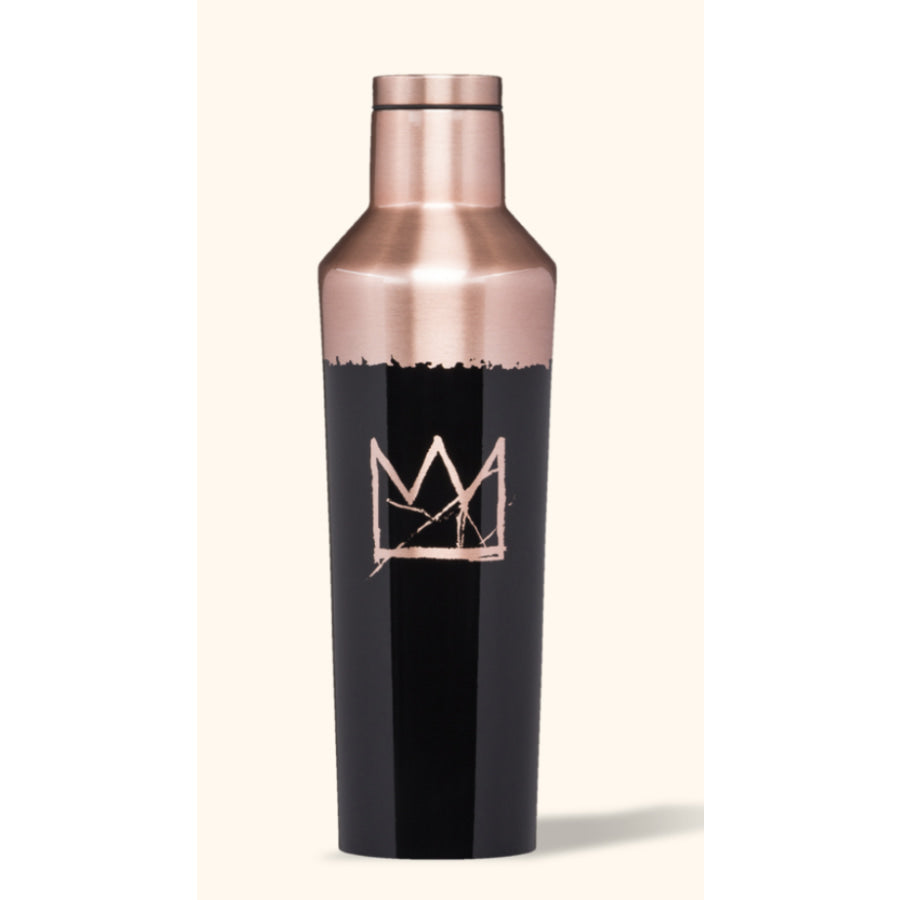 NOW HERE! Corkcicle Jean-Michel Basquiat 16oz Canteen Crown - Rose Gold Drinkware