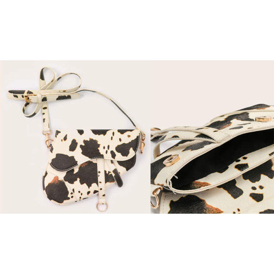 PREORDER Faux Leather Saddle Bag with Cross Body Strap - Closes 3 March - ETA late April 2022 Handbags