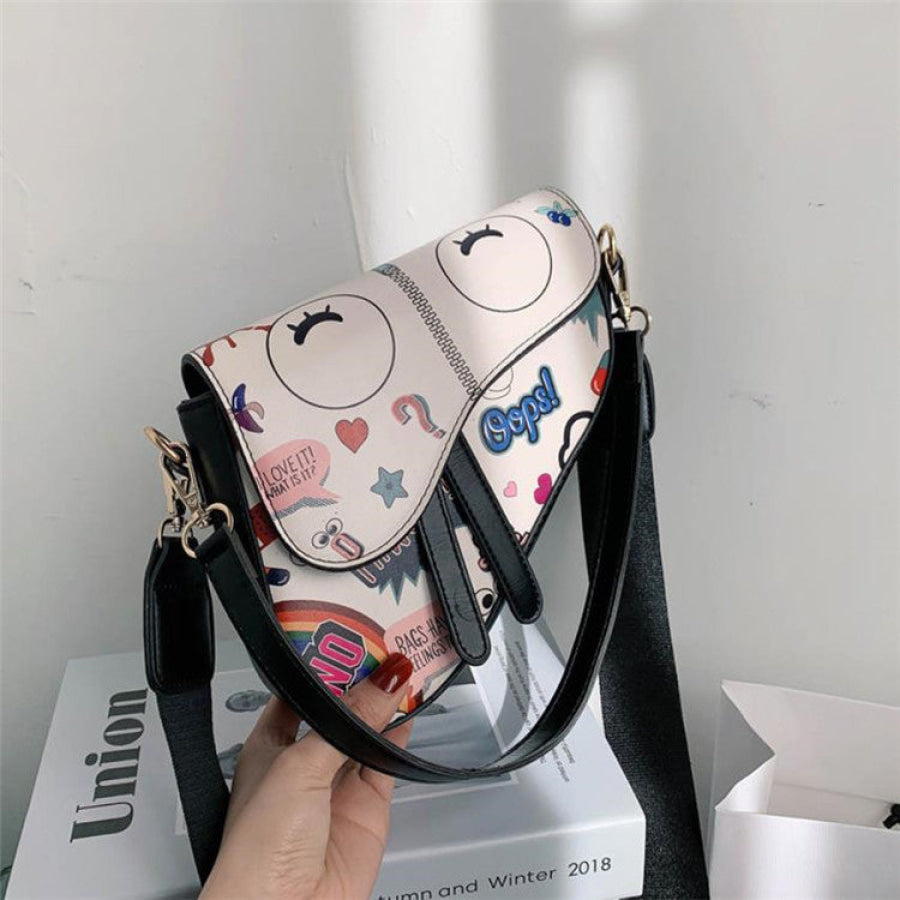 PREORDER Faux Leather Saddle Bag with Cross Body Strap - Closes 3 March - ETA late April 2022 Handbags