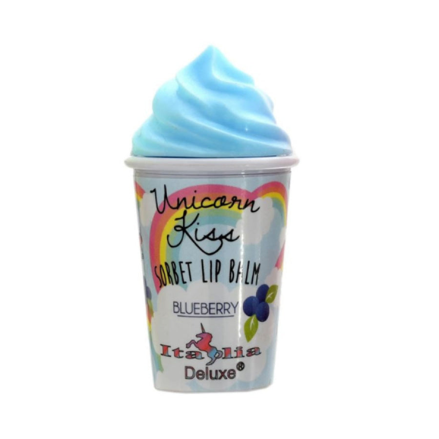 Italia Deluxe Unicorn Kiss Sorbet Lip Balm Blueberry Lip Balm