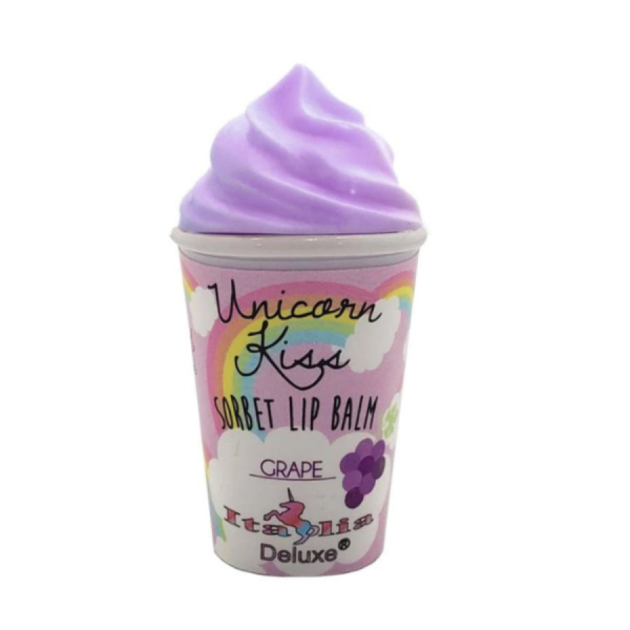Italia Deluxe Unicorn Kiss Sorbet Lip Balm Grape Lip Balm