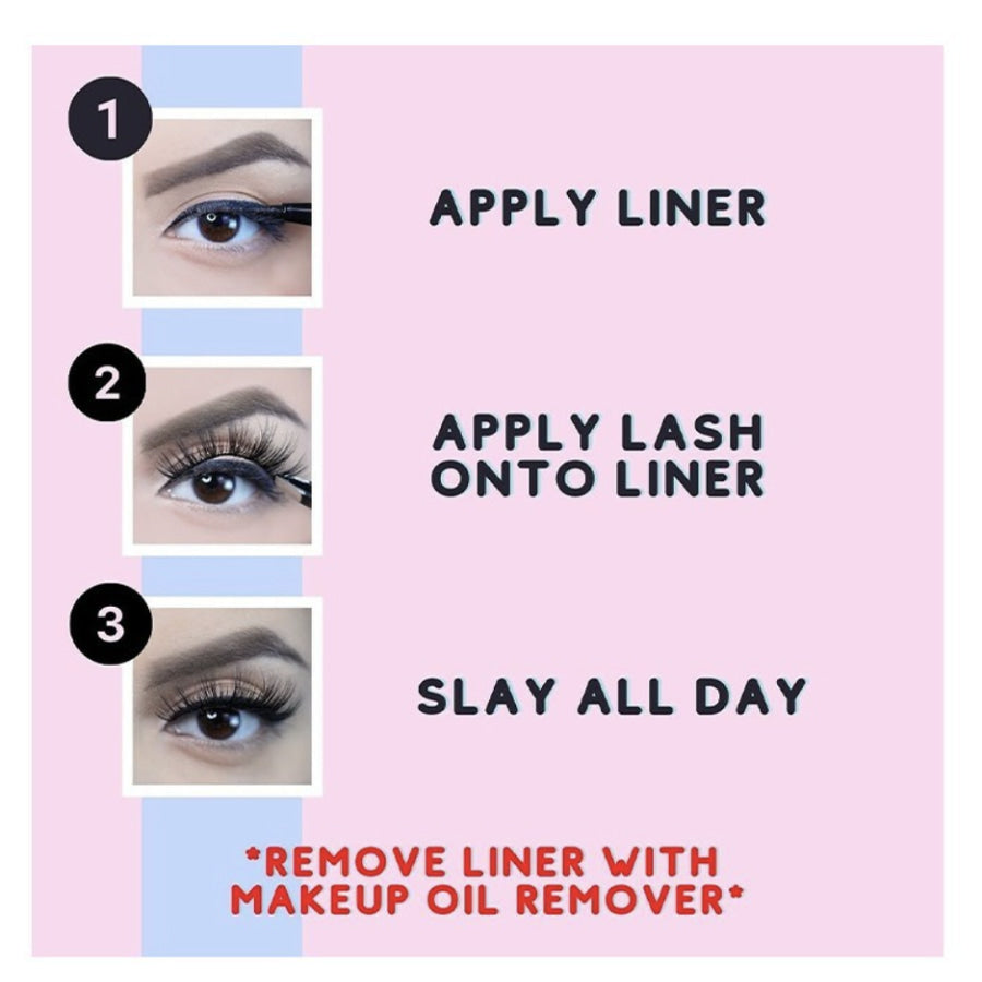 JLash - Magic Lash - Adhesive Liner for False Eyelashes Eyelash Adhesive