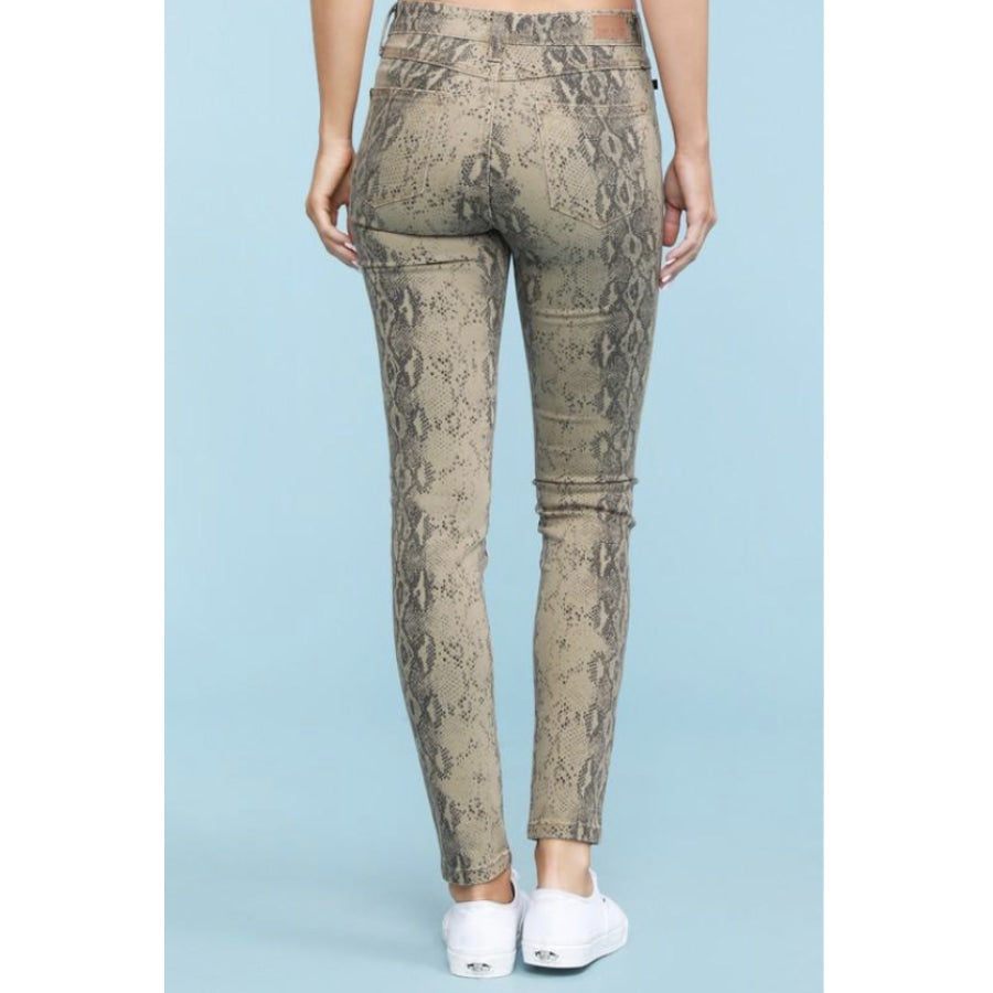 COMING SOON! Judy Blue Jeans Snake Print Skinny Denim Jeans