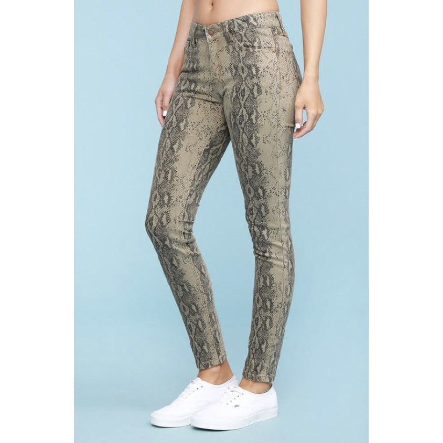 COMING SOON! Judy Blue Jeans Snake Print Skinny Denim Jeans