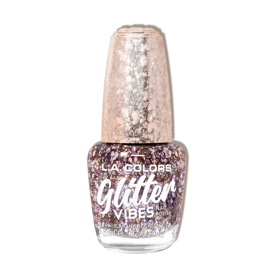 L.A. Colors Pure Blush Glitter Vibes Nail Polish Nail Polish