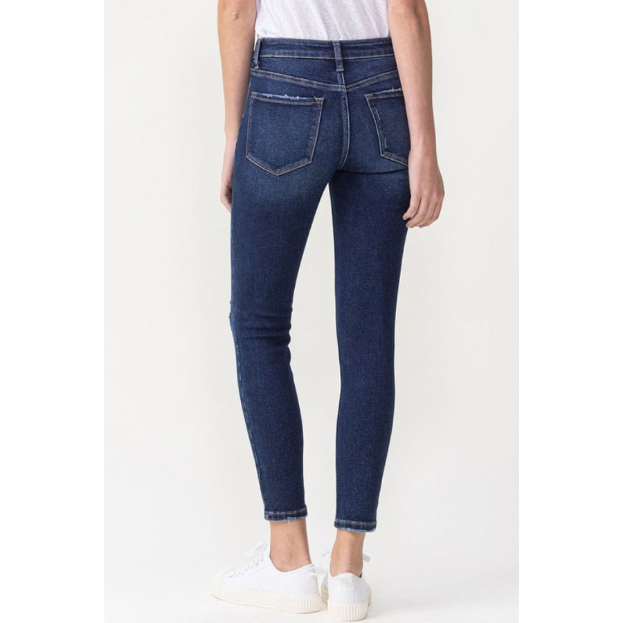 Lovervet Full Size Chelsea Midrise Crop Skinny Jeans Dark / 24