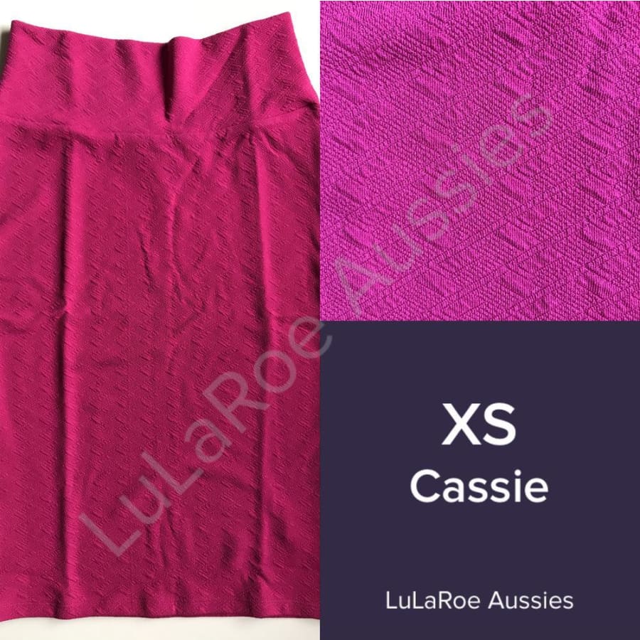 Lularoe Cassie Xs / Raspberry Skirts
