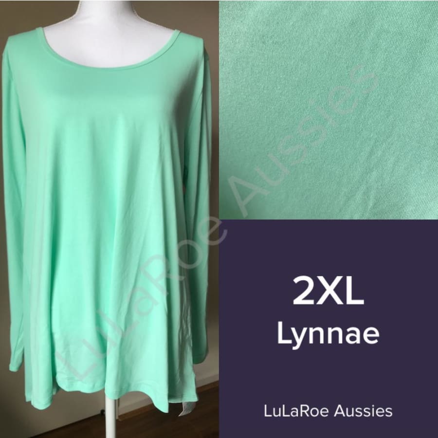 Lularoe Lynnae 2Xl / Aqua Tops