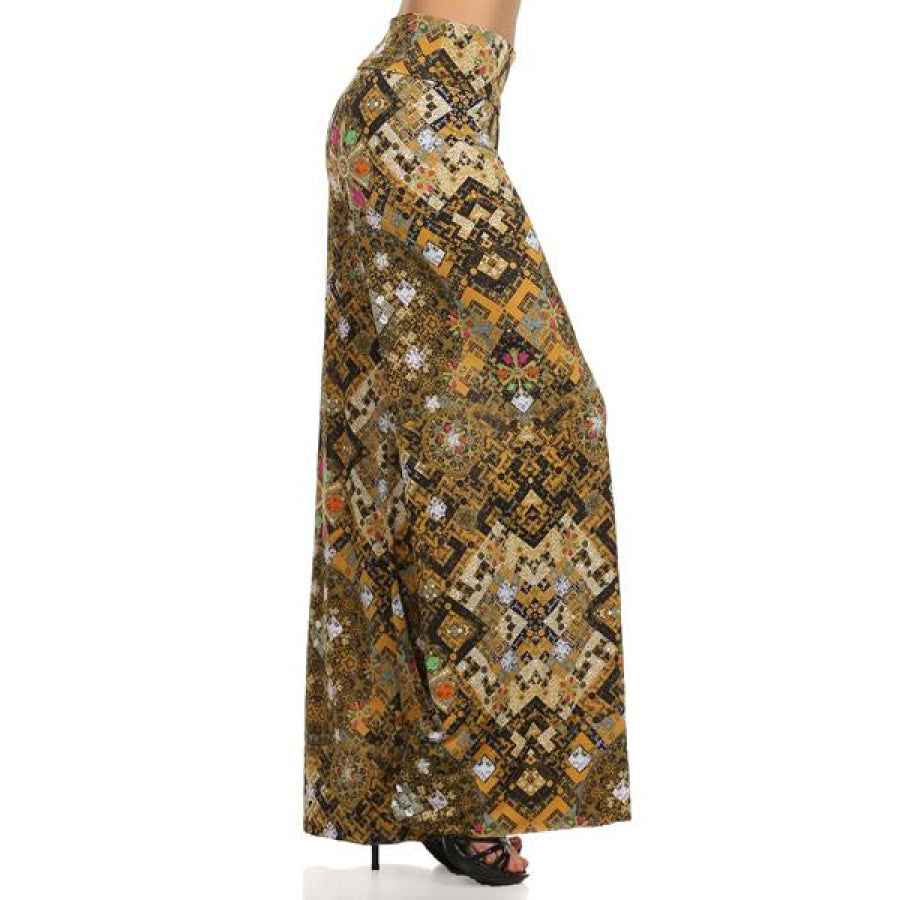 NEW! Printed Palazzo Pants in Slinky Fabric Palazzo Pants
