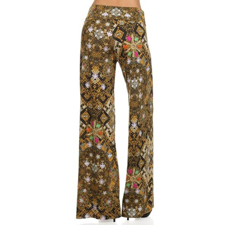 NEW! Printed Palazzo Pants in Slinky Fabric Palazzo Pants