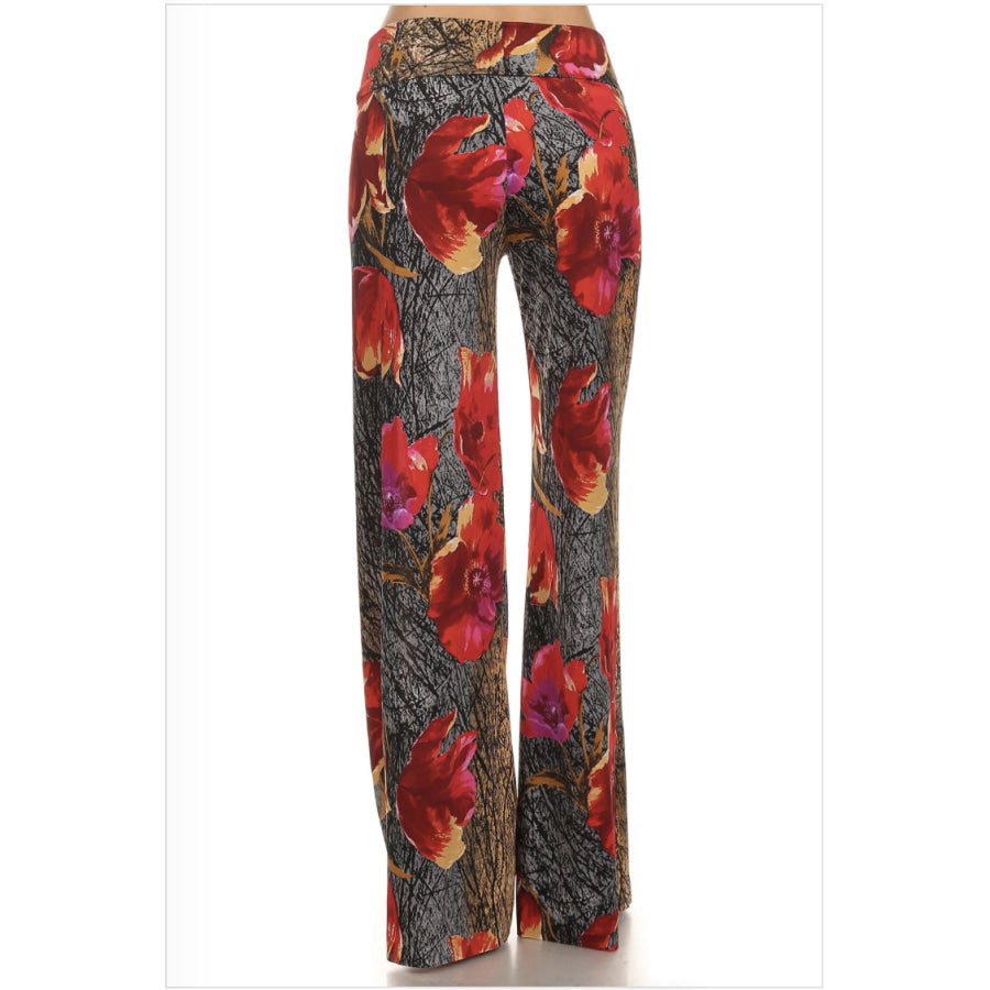 NEW! Printed Palazzo Pants in Slinky Fabric Palazzo Pants