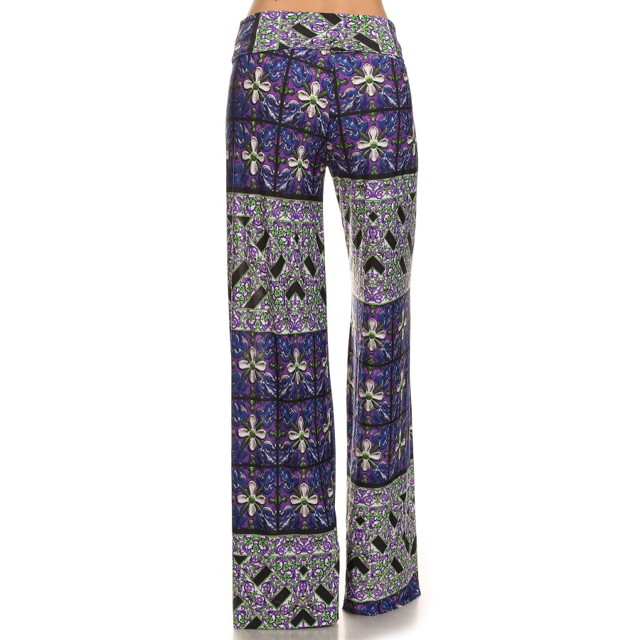 NEW! Printed Palazzo Pants in Slinky Fabric Palazzo Pants