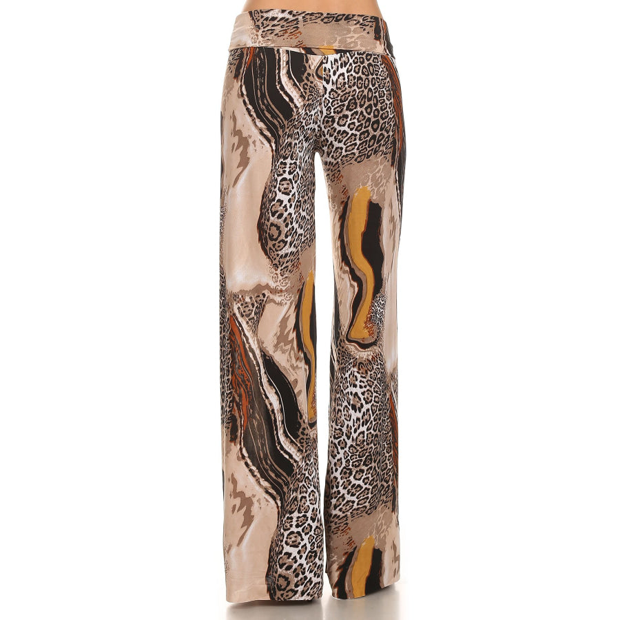 NEW! Printed Palazzo Pants in Slinky Fabric Palazzo Pants