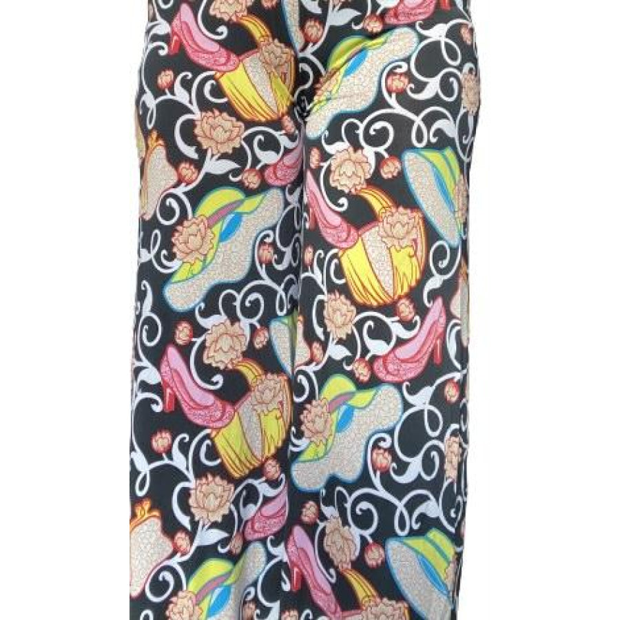 NEW! Printed Palazzo Pants in Slinky Fabric Palazzo Pants