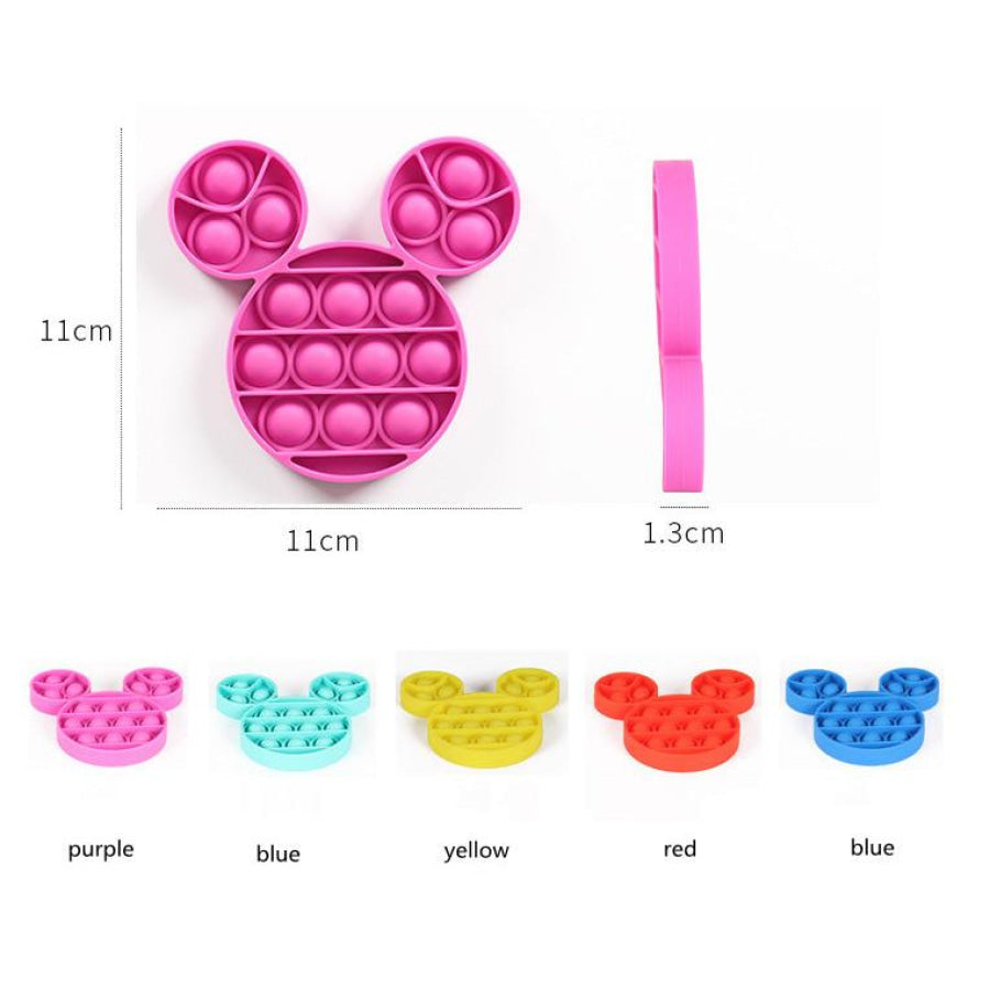 NEW! The Mouse Sensory Pop It Toys Various Colours!
