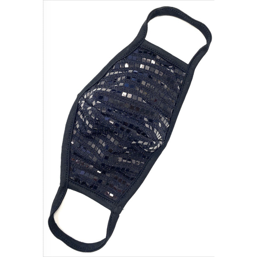 Sequin Fashion Face Masks Sequin Black / Cotton Face Cover