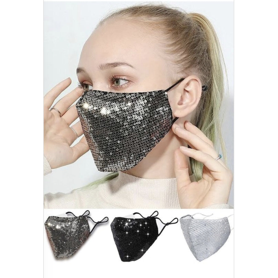 Sequin Fashion Face Masks Face Cover