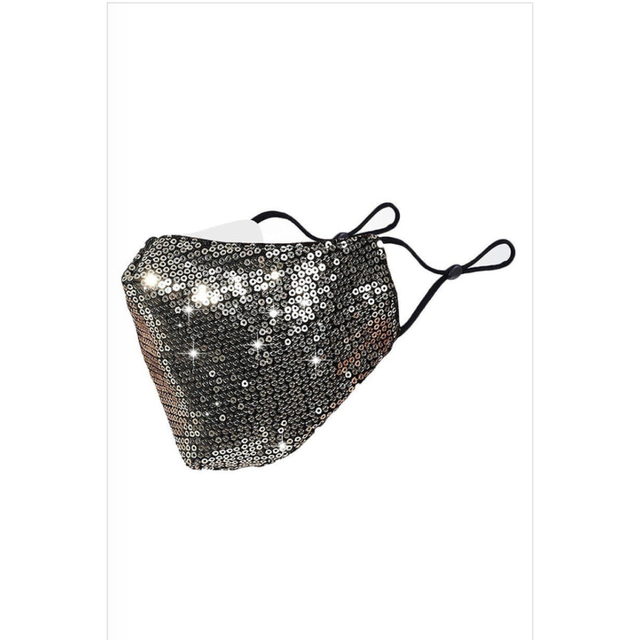 Sequin Fashion Face Masks Sequin Gold / Polyester Face Cover