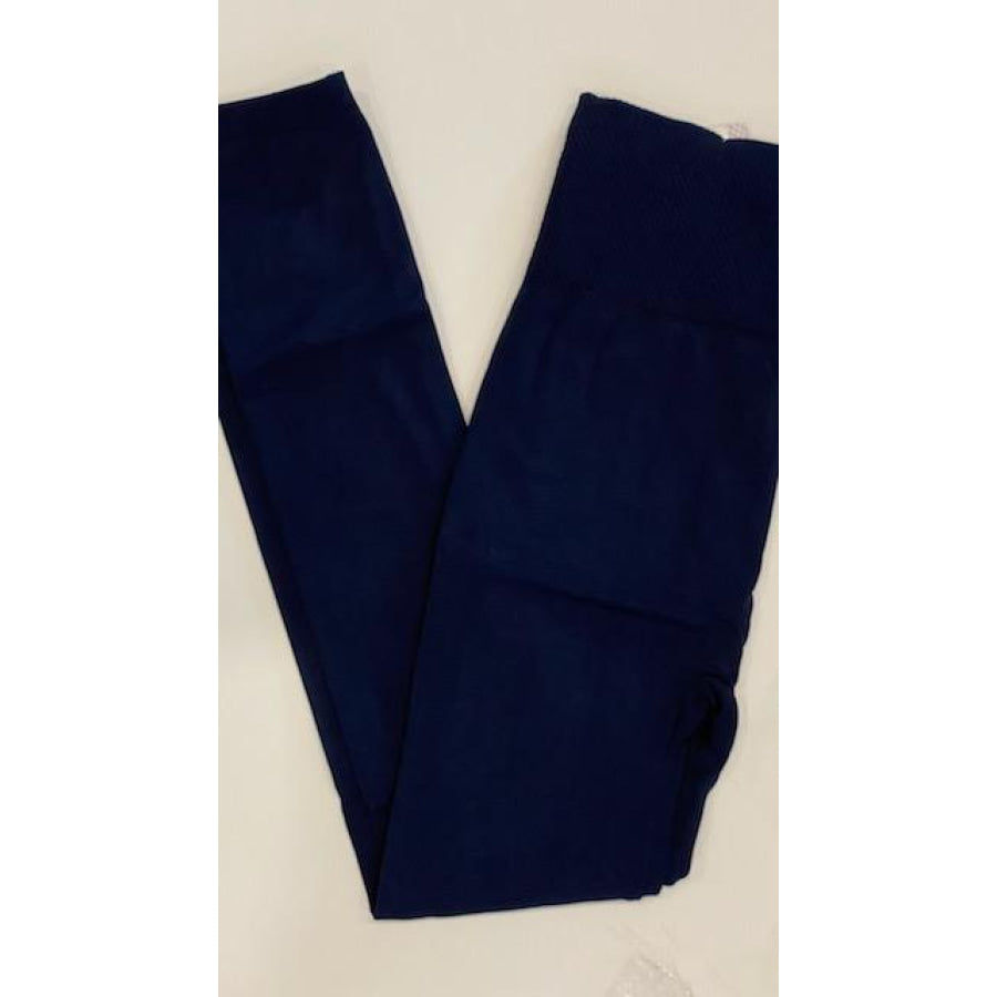 NEW! Solid Colour Fleece Lined Seamless Leggings Fleece Leggings