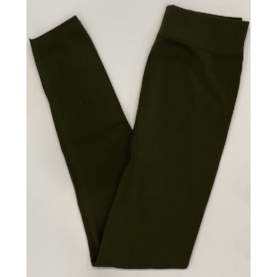 NEW! Solid Colour Fleece Lined Seamless Leggings Fleece Leggings