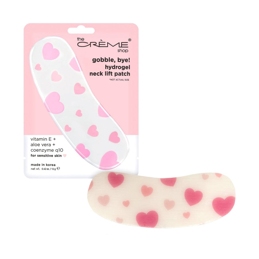 The Crème Shop Gobble Bye! Hydrogel neck lift patch for Sensitive Skin Skin Patch