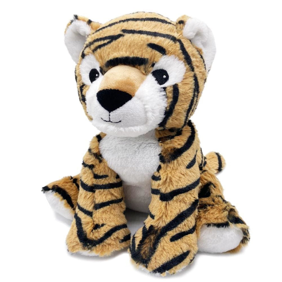 NEW IN STOCK! Large Warmies 13/33cm unless noted - Plush Animals filled with Flaxseed and French Lavender - use hot or cold! Large Tiger 2
