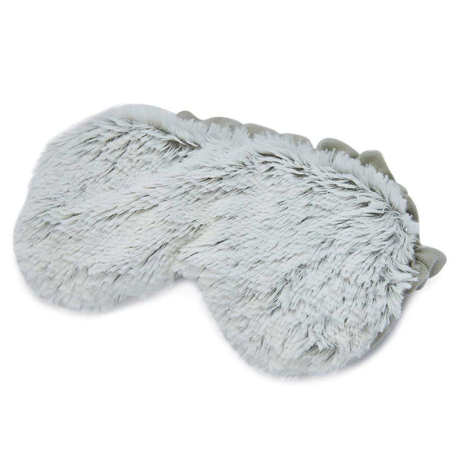 WARMIES Spa Therapy Eye Mask with Flaxseed and French Lavender Marshmallow Grey Eye Mask