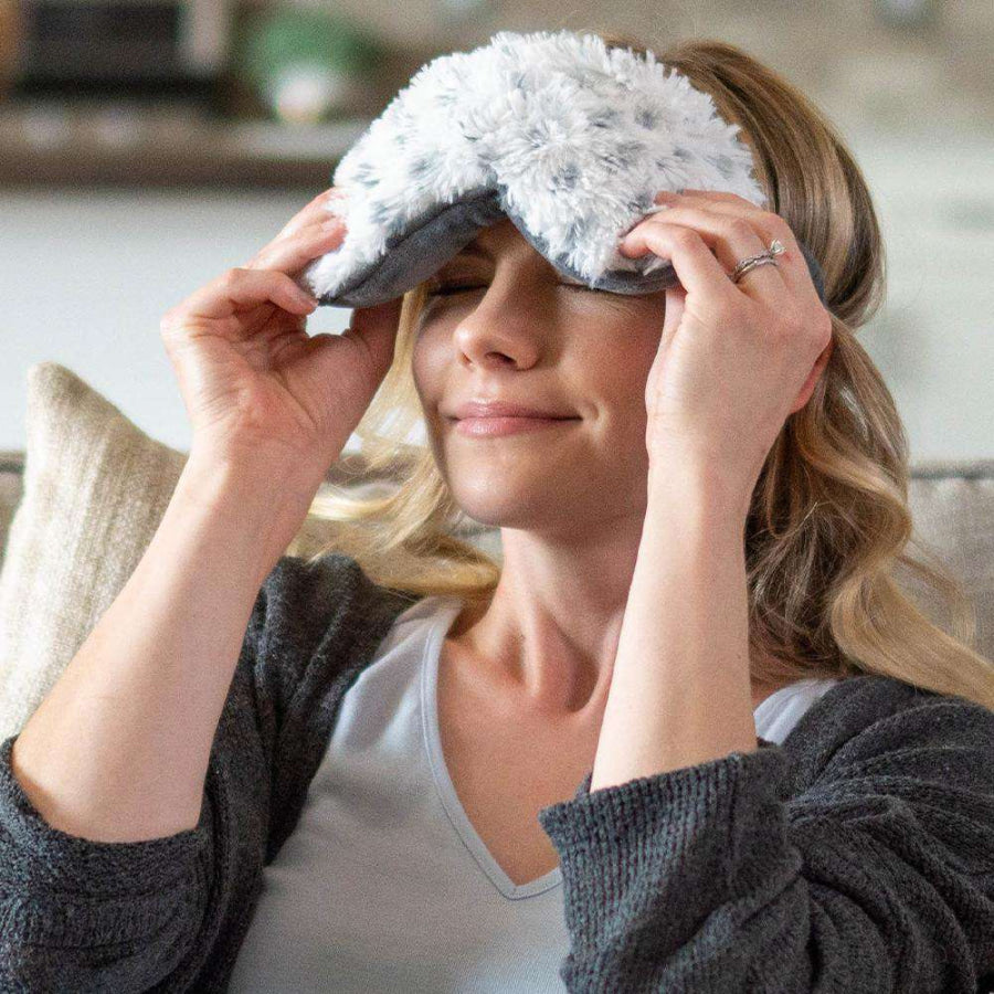 New! WARMIES Spa Therapy Eye Mask with Flaxseed and French Lavender Eye Mask