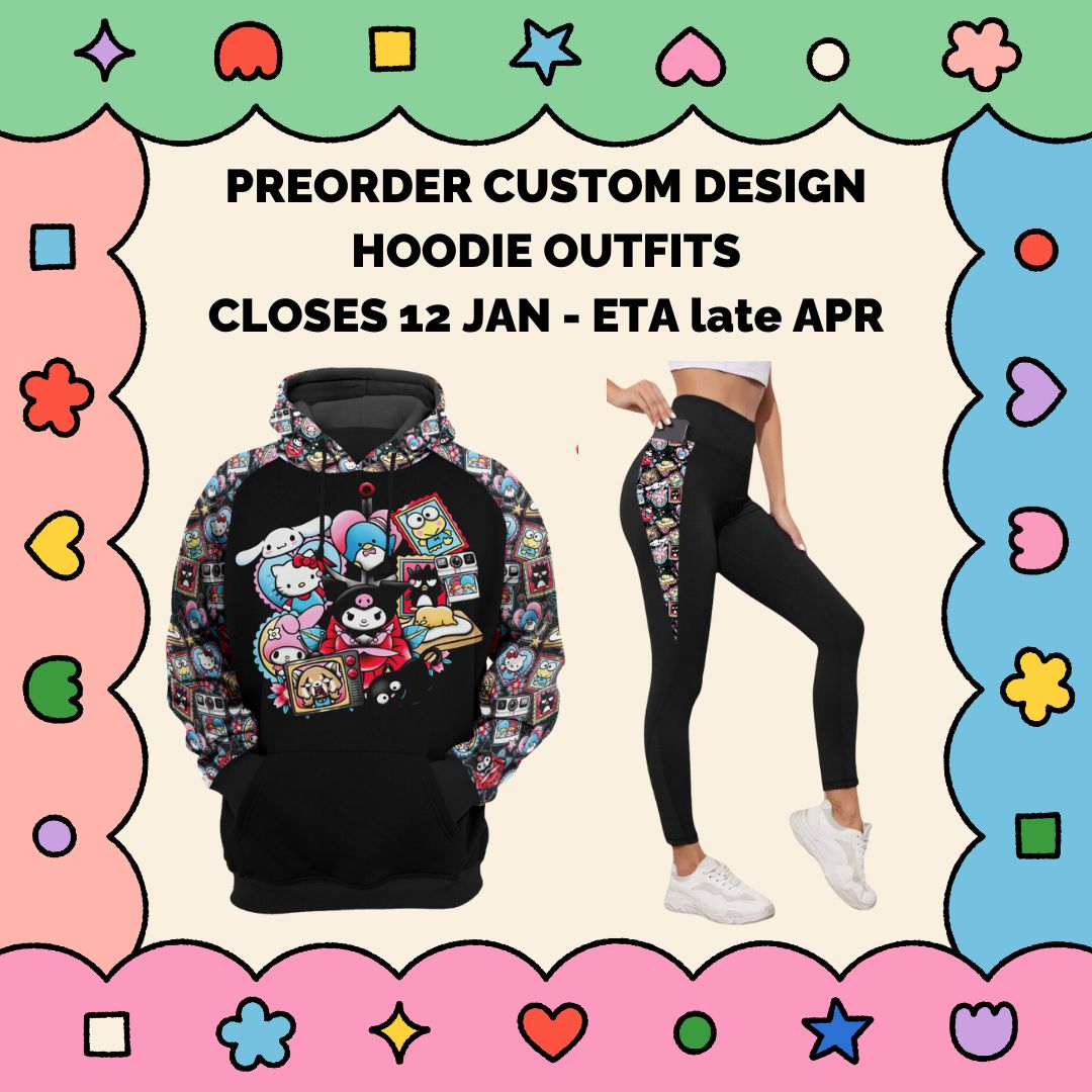 Preorder Custom Hoodie Outfits - Closes 12 Jan