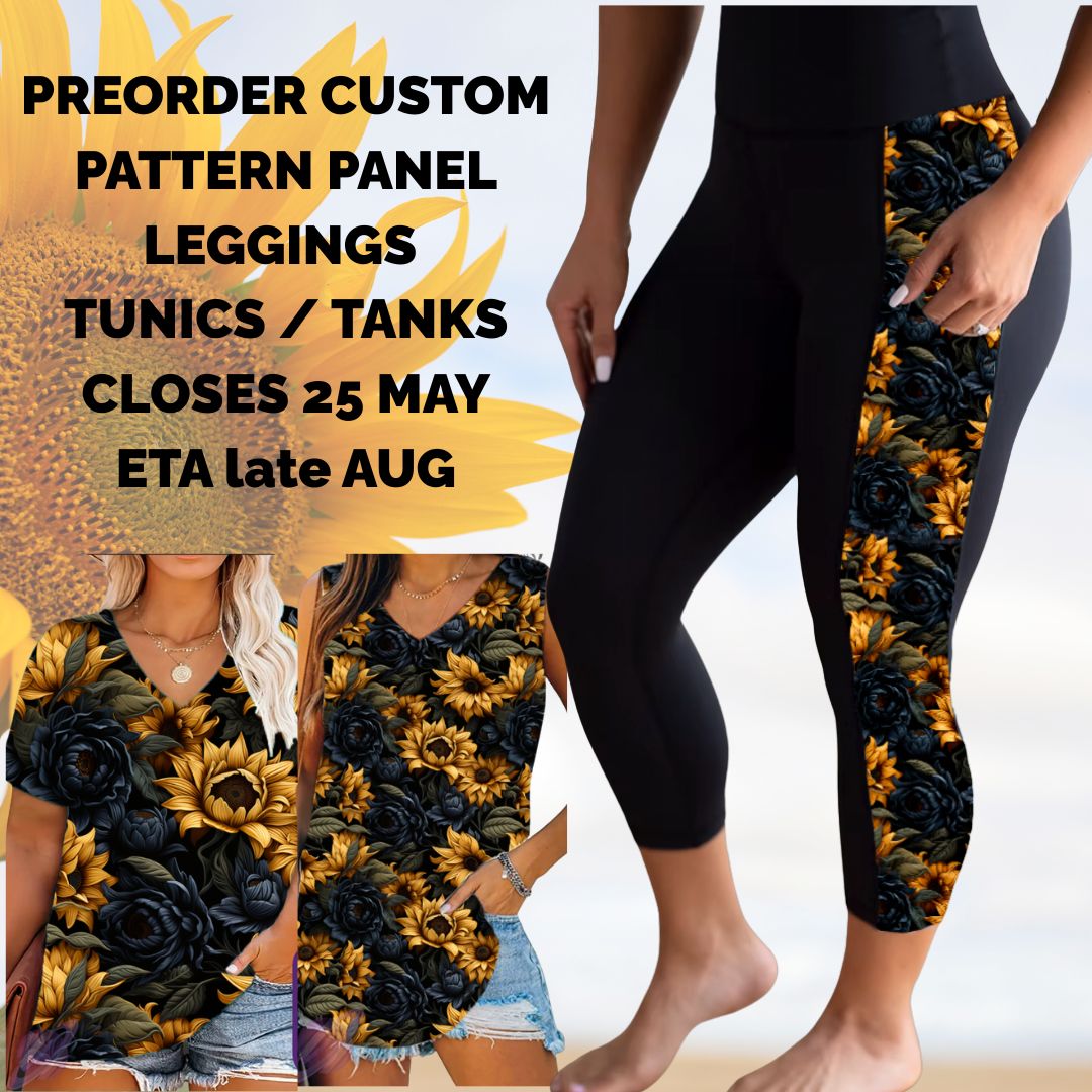 Preorder Custom Pattern Panel Leggings / Tanks / Tunics - Closes 25 May