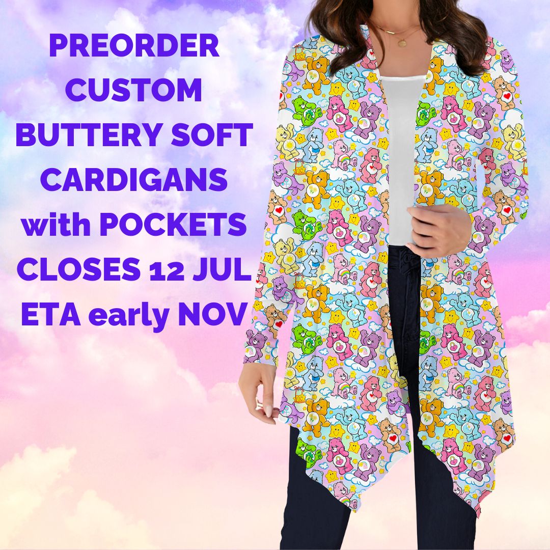 Preorder Custom Design Buttery Soft Cardigans - Closes 12 Jul
