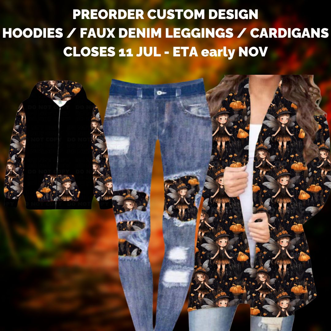 Preorder Custom Hoodies / Leggings / Cardigans - Closes 11 Jul