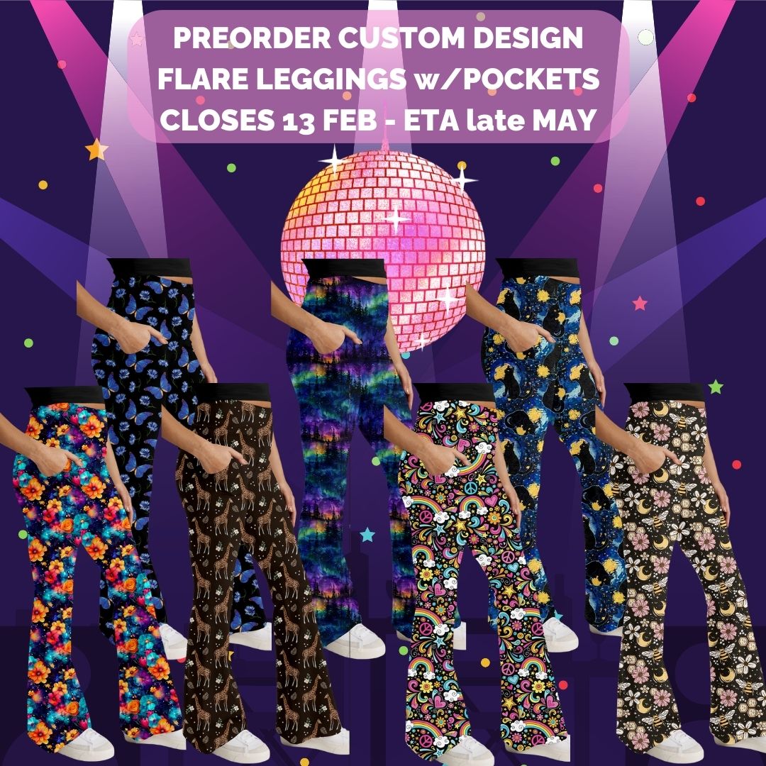 Preorder Custom Flare Leggings - Closes 13 Feb