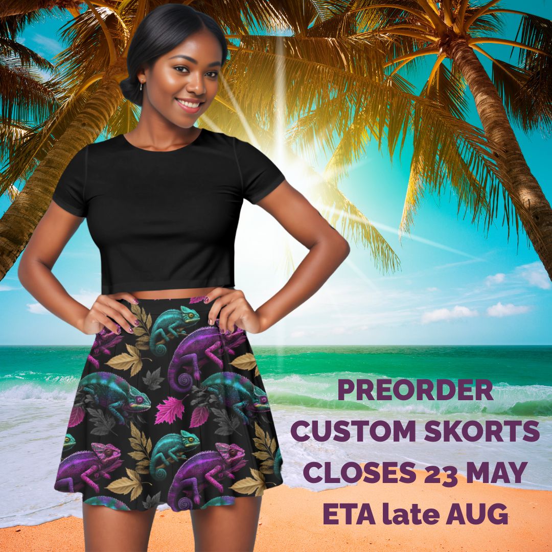 Preorder Custom Skorts with Pockets - Closes 23 May