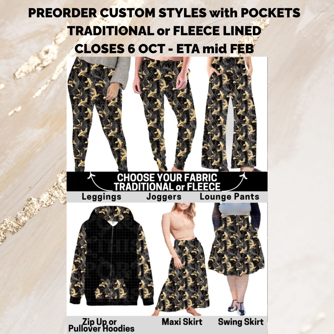Preorder Custom Black and White Styles - Closes 6 Oct