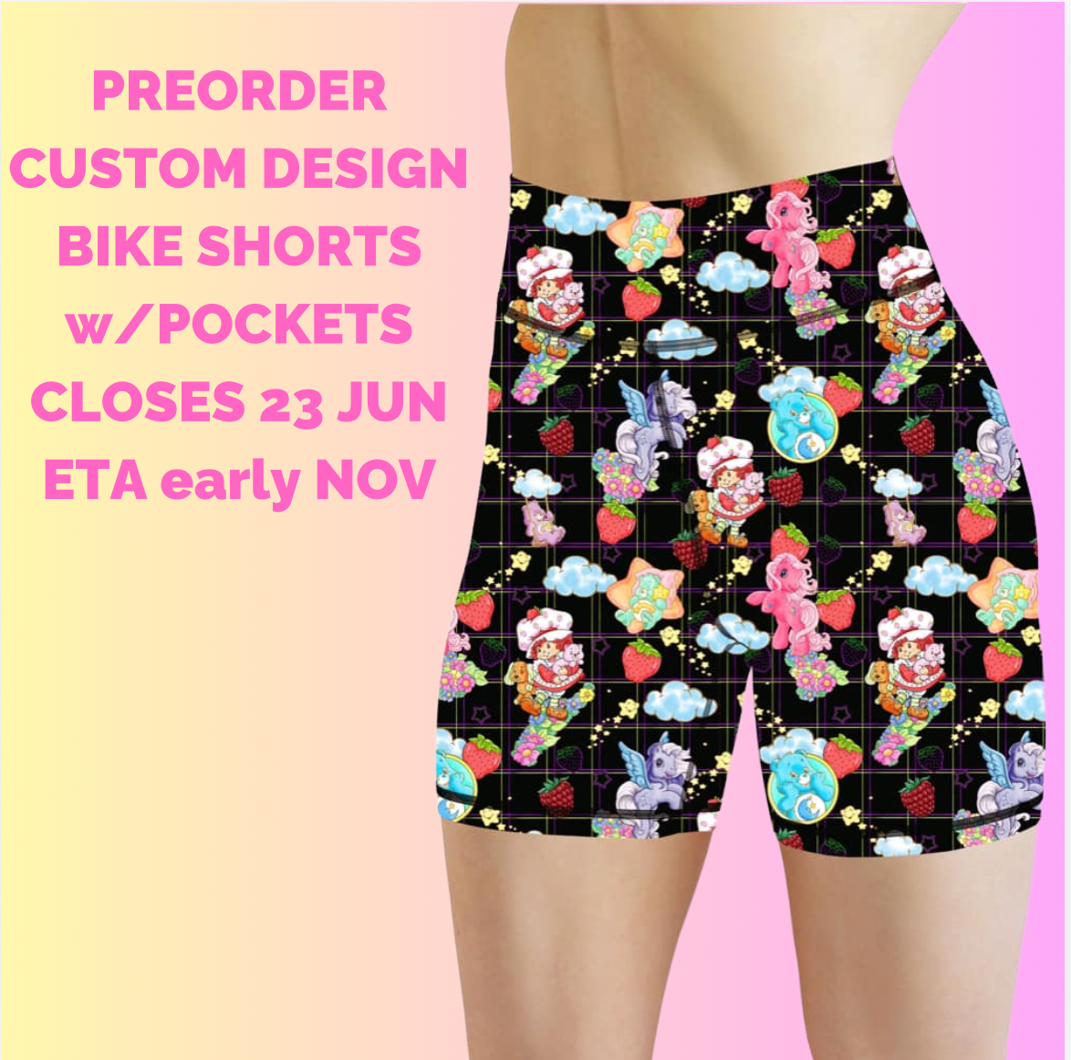 Preorder Custom Bike Shorts - Closes 23 Jun