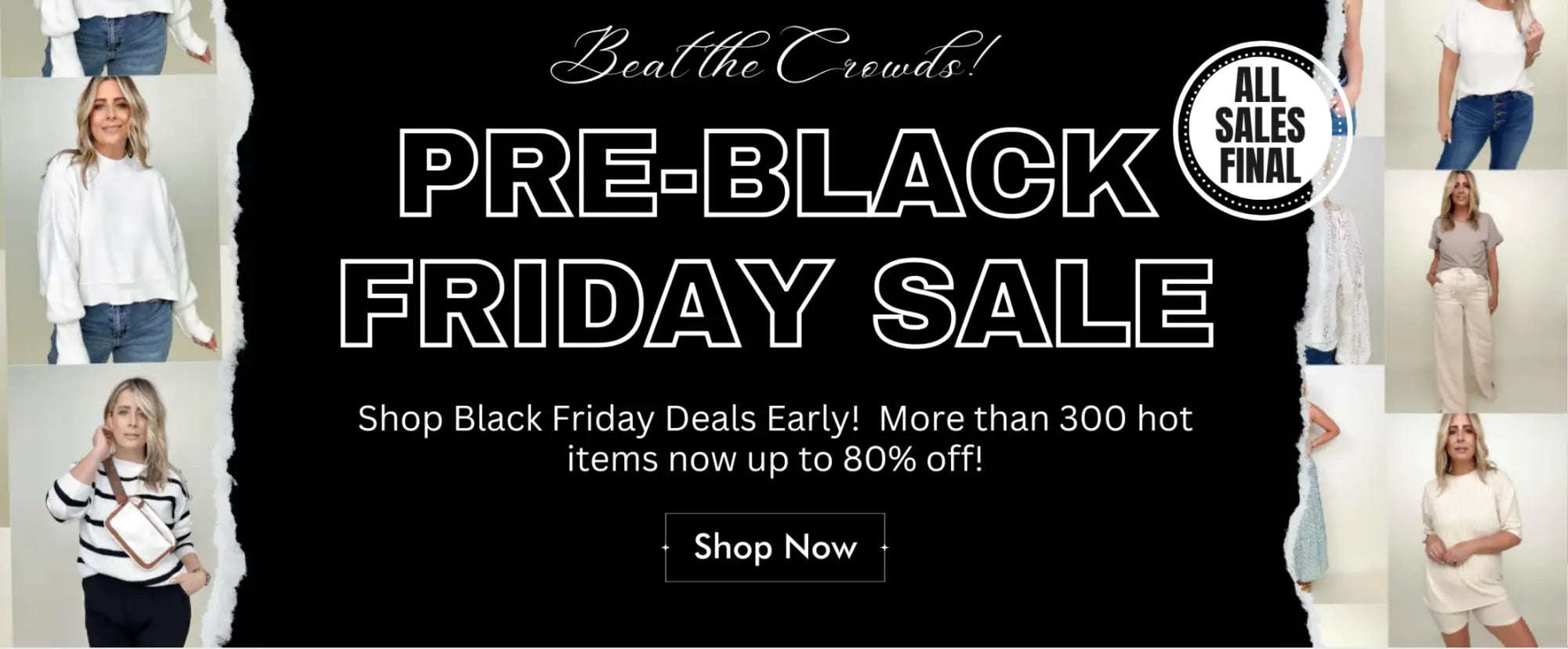 BLACK FRIDAY SALE - CLEARANCE